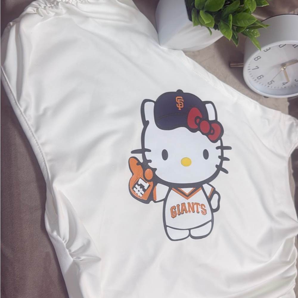 Hello Kitty Giants White Shirt